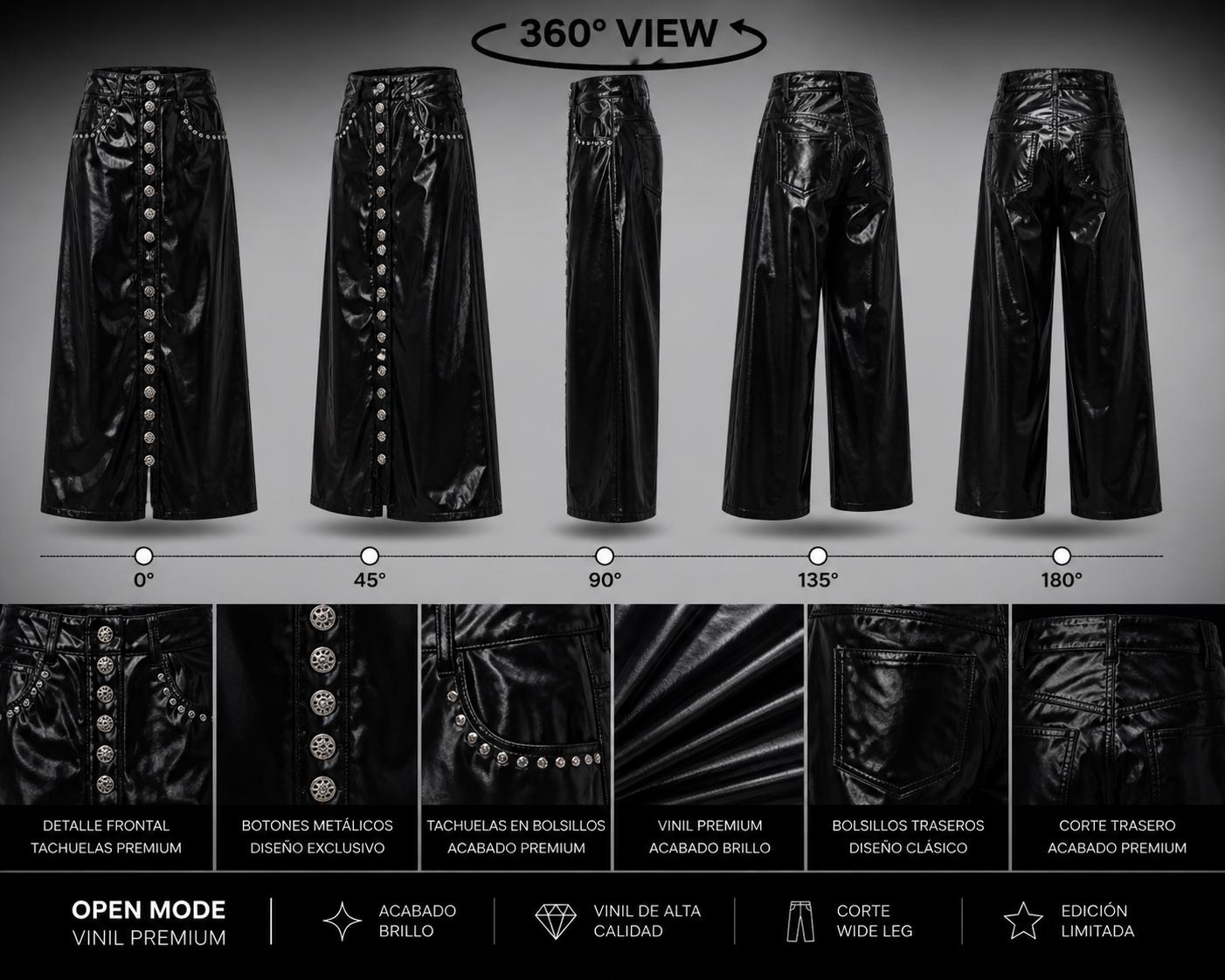 PANTALON VINIL OPEN MODE HOMBRES