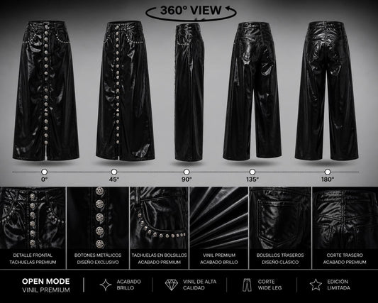 PANTALON VINIL OPEN MODE HOMBRES