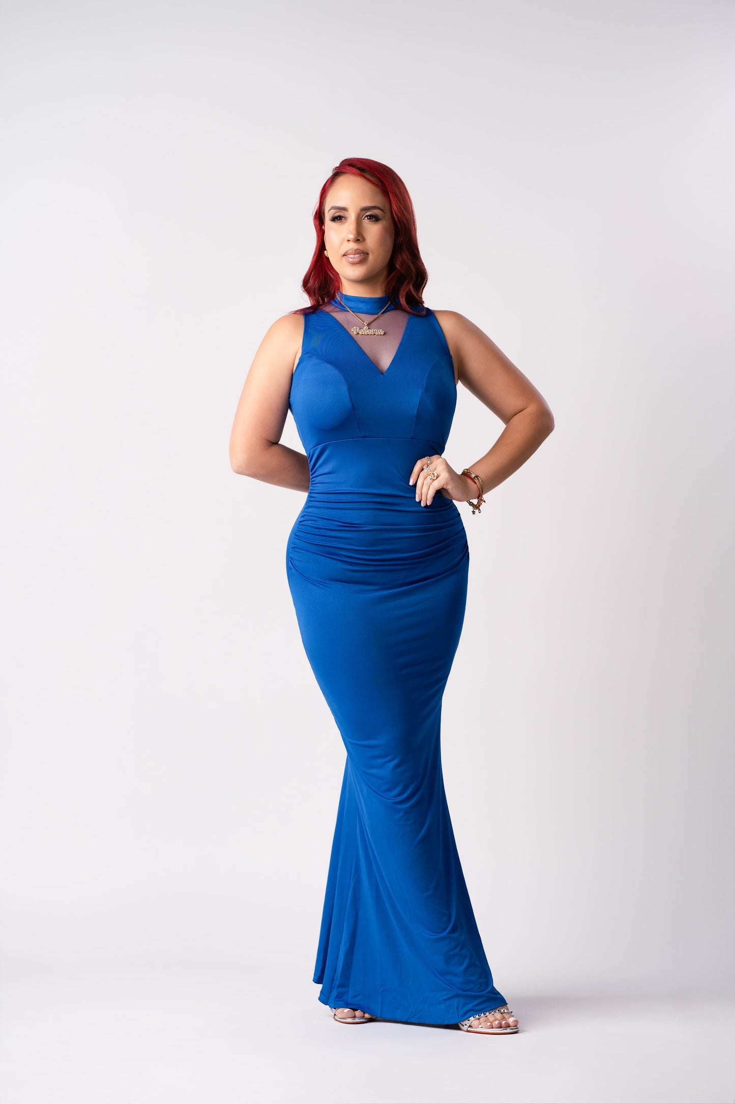 Vestido Azul Elegante