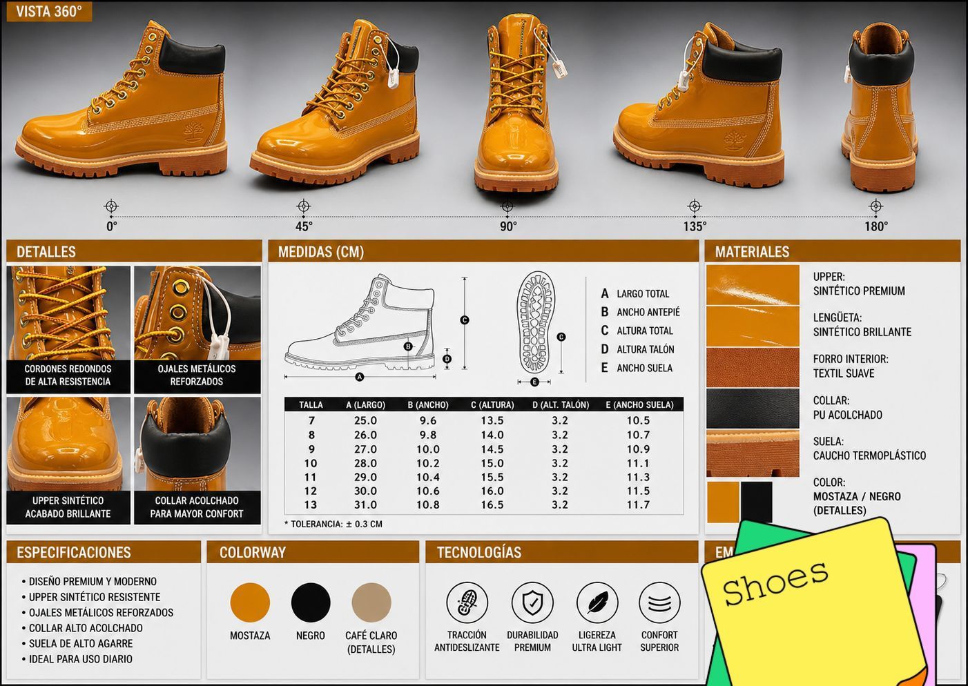 ZAPATOS PARA HOMBRES(BOTAS)