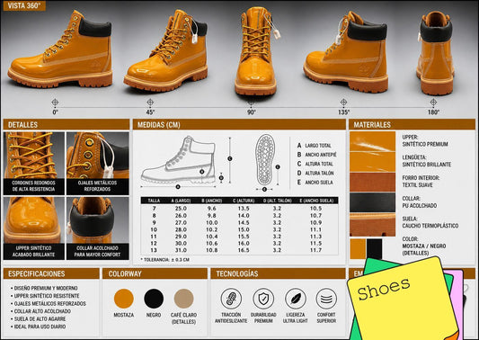ZAPATOS PARA HOMBRES(BOTAS)