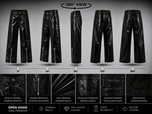 PANTALON VINIL OPEN MODE HOMBRES