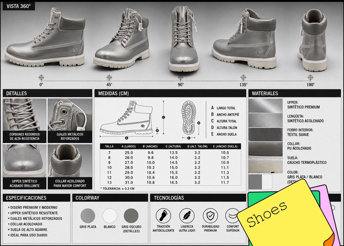 ZAPATOS PARA HOMBRES(BOTAS)