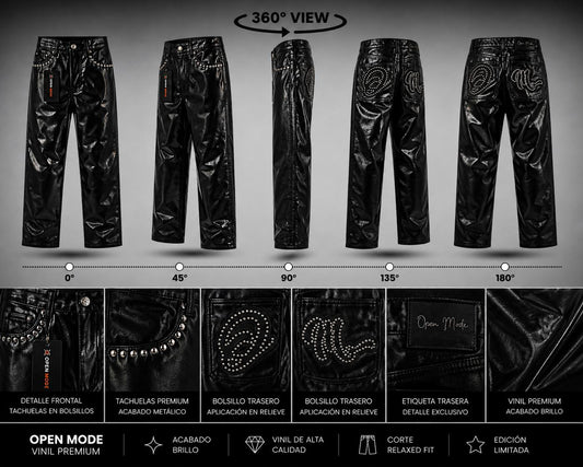 PANTALON VINIL OPEN MODE HOMBRES