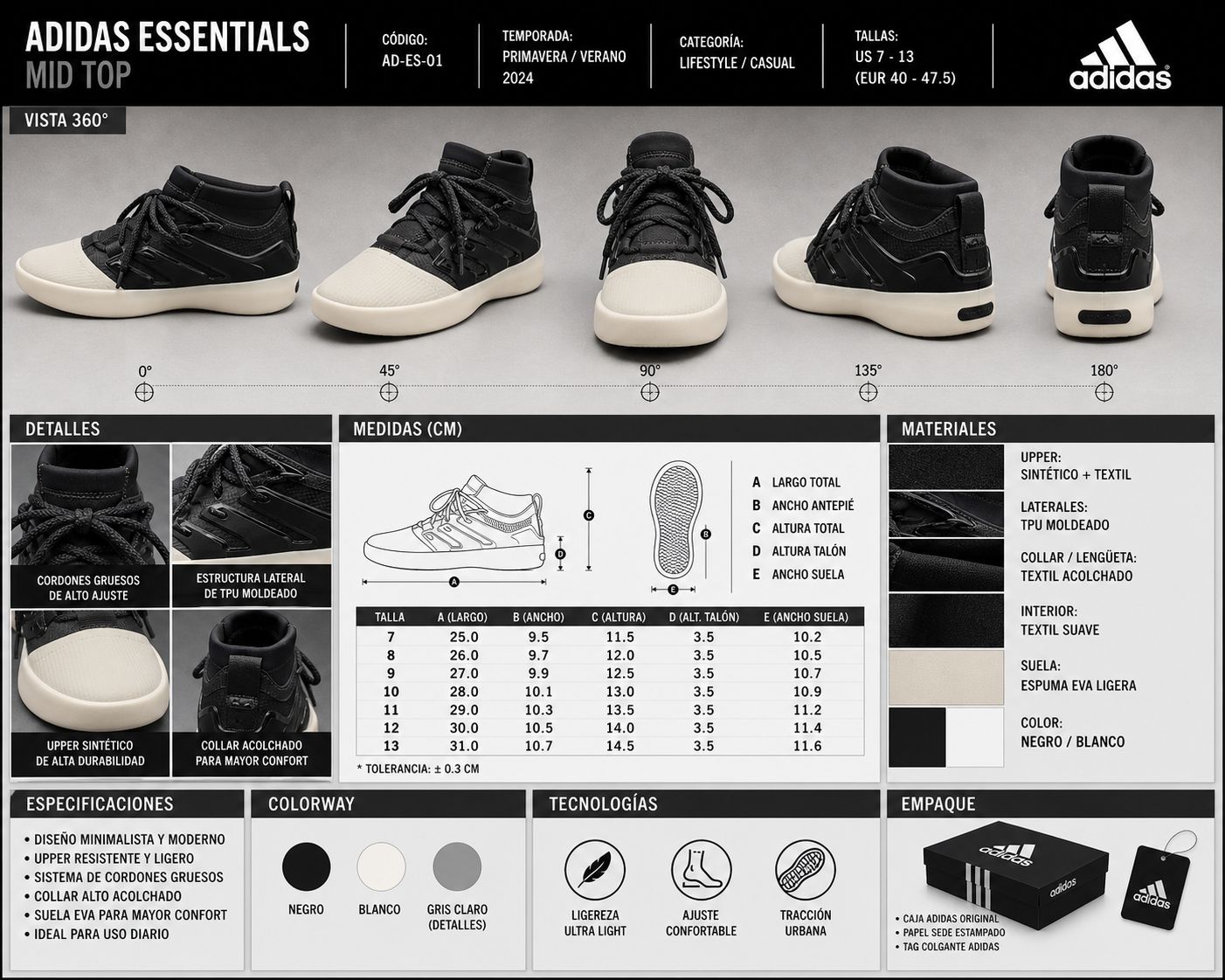 ZAPATOS PARA HOMBRES ESENCIALES