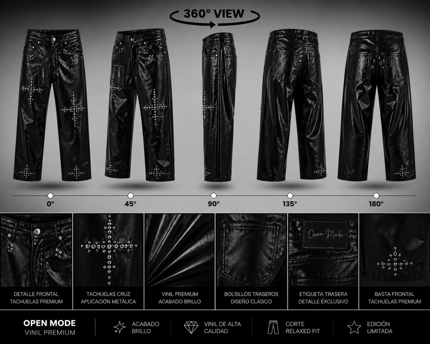 PANTALON VINIL OPEN MODE HOMBRES