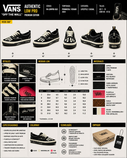 VANS PARA HOMBRES